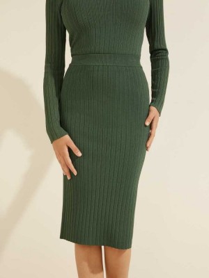 Green Guess Agnes Women's Skirts | 2459-EXWAU