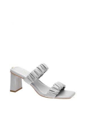 Green Guess Aindrea Heeled Mules Women's Heels Shoes | 0765-KJBZP