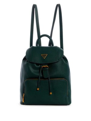 Green Guess Destiny Women's Backpacks | 0846-IJNDL