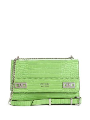 Green Guess Katey Convertible Women's Crossbodies | 1742-NPJBA