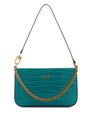 Green Guess Katey Mini Women's Shoulder Bags | 5260-XMUTV