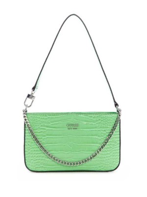 Green Guess Katey Mini Women's Shoulder Bags | 9378-XSIMF