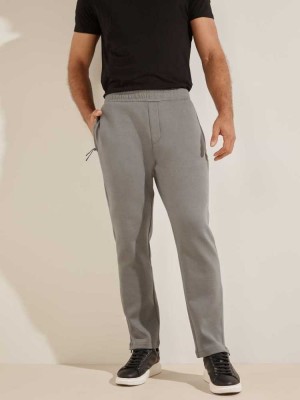 Grey Guess Abbot Men's Pants | 7139-FXLST