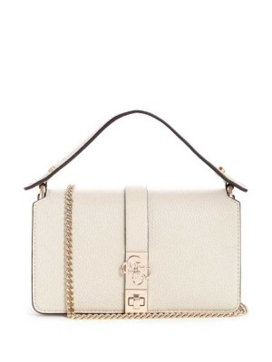 Grey Guess Albury Mini Women's Crossbodies | 3845-EKHON