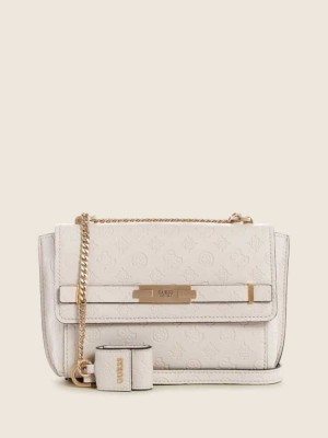 Grey Guess Bea Convertible Women's Crossbodies | 8297-BCOJE