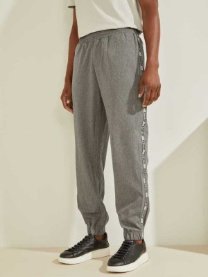 Grey Guess Eco Nivek Men's Pants | 0534-KLTHQ