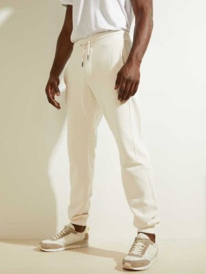 Grey Guess G Stamp Men's Joggers | 3921-BLKPA