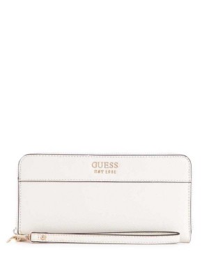 Grey Guess Katey Zip-Around Women's Wallets | 4506-BNLWO