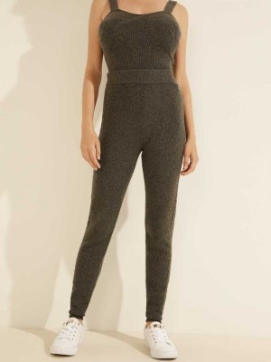 Grey Multicolor Guess Serena Women's Leggings | 7089-ZERQC
