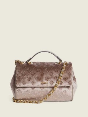 Grey White Guess Kimi Logo Convertible Women's Crossbodies | 6302-GKAHU