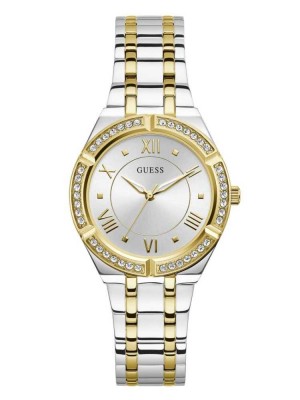 Indigo Wash Guess Two-Tone Analog Women's Watches | 3214-CWROI