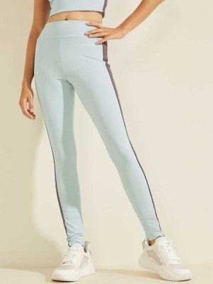 Light Blue Guess Ethel Women's Leggings | 2467-KWMJU