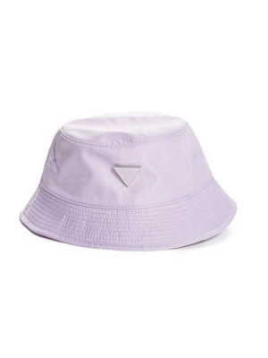Light Pink Guess Logo Emblem Nylon Bucket Women's Hats | 9068-CBOGQ