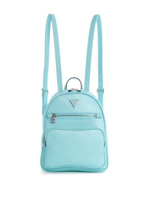 Light Turquoise Guess Little Bay Women's Backpacks | 2386-VQIFC
