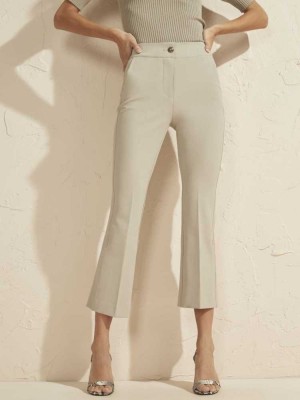 Mint Guess Evelyn Cropped Women's Pants | 5013-FBRSO