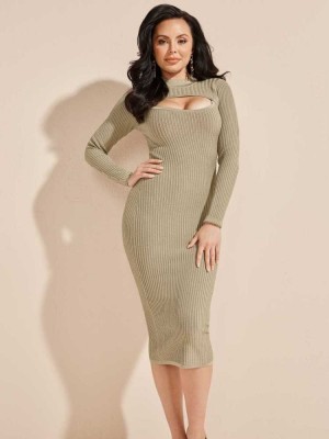 Mint Guess Poetic Women's Dresses | 1520-VLJUC