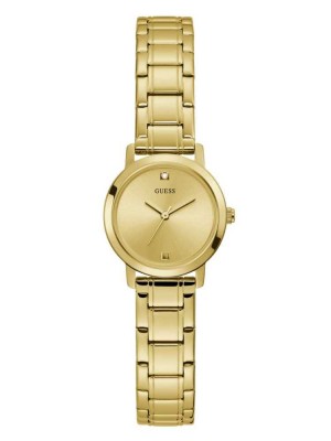 Multicolor Guess Gold-Tone Diamond Analog Women's Watches | 8497-BFXWD
