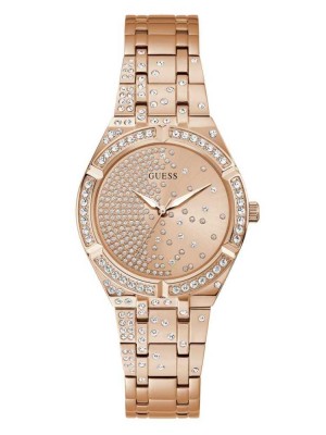 Multicolor Guess Rose Gold-Tone Analog Women's Watches | 1687-JTKRW