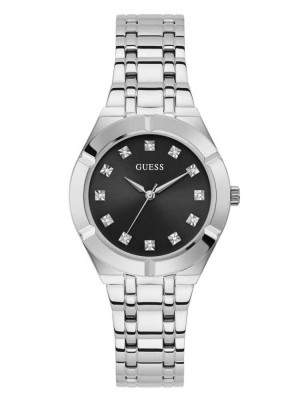 Multicolor Guess Silver-Tone and Diamond Analog Women's Watches | 6104-CNFTR