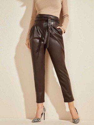 Multicolor Guess The Devine Women's Pants | 5308-TEAHI