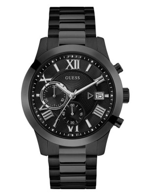 Obsidian Guess Black Classic Style Women's Watches | 2590-UNLSQ