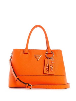 Orange Guess Cordelia Luxury Women's Satchels | 2658-RAOJE