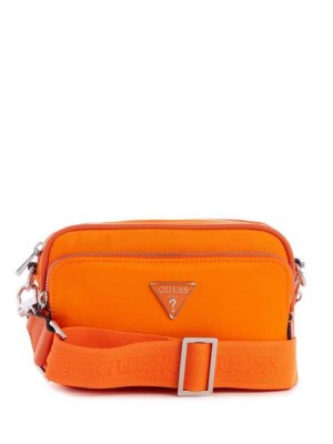 Orange Guess Little Bay Camera Women's Crossbodies | 3867-KYDJG
