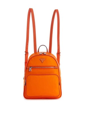 Orange Guess Little Bay Women's Backpacks | 7095-ODITG