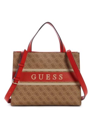 Orange Guess Monique Women's Totes | 6427-KDOUL