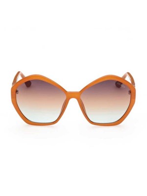 Orange Guess Oversized Geometric Logo Women's Sunglasses | 1293-VPAWC