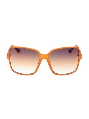Orange Guess Oversized Square Logo Women's Sunglasses | 0531-OAIPL