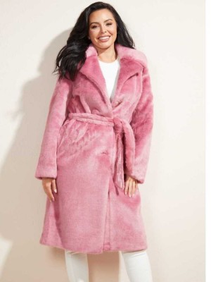 Pink Guess Jane Women's Coats | 5462-SHOMY