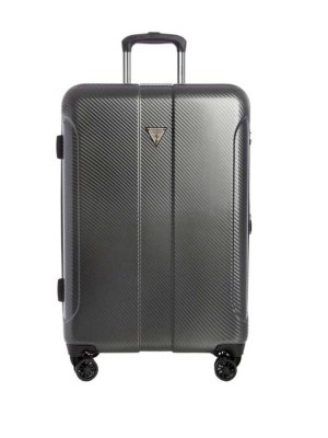Pink Guess Lustre 24" Spinner Suitcase Women's Luggage | 6190-BUTFL