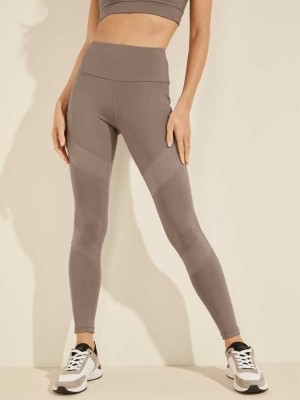 Purple Guess Cora Women's Leggings | 6097-JDAVW