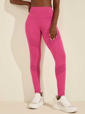 Purple Guess Cora Women's Leggings | 9648-WGZAD