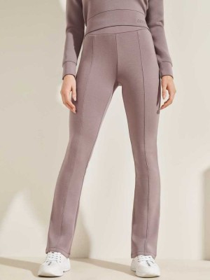 Purple Guess Eco Brenda Active Women's Pants | 2358-ZIFHQ