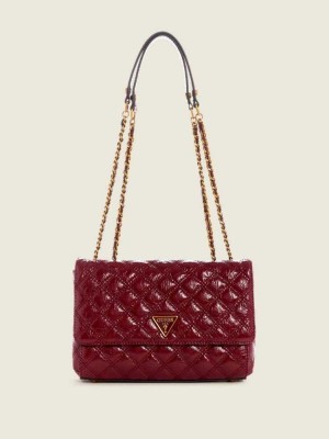 Red Guess Cessily Quilted Convertible Women's Crossbodies | 1362-YJRPM