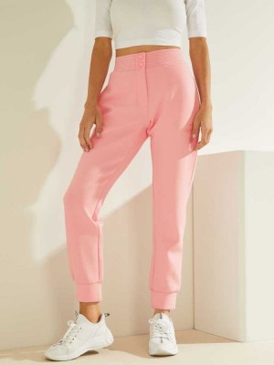 Red Guess Eco Caren Women's Joggers | 1536-CZDGA