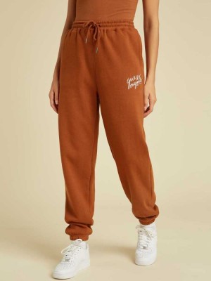 Red Guess Originals Women's Sweatpants | 4852-GSYOC