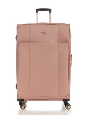 Rose Pink Guess Ninnette 28" 8-Wheel Suitcase Women's Luggage | 2904-ZAIGE