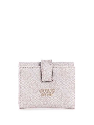 Silver Guess Alisa Petite Trifold Women's Wallets | 8749-KCSGB