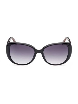 Silver Guess Round-Square Women's Sunglasses | 5038-RVNMO