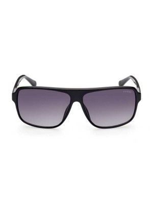 Silver Guess Square Men's Sunglasses | 7034-CUHQR