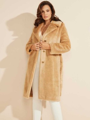Skin Color Guess Jane Women's Coats | 9637-IRGQV