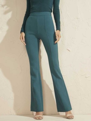 Turquoise Multicolor Guess Chloe Women's Pants | 6920-EDBOH