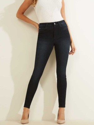 Wash Guess 1981 High-Rise Skinny Women's Jeans | 5462-SWGQJ
