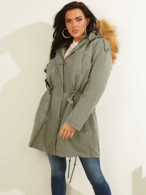 Wash Guess Berenice Women's Parka Jackets | 2806-VXRYF