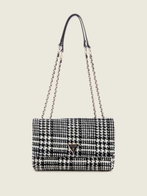 Wash Guess Cessily Tweed Convertible Women's Crossbodies | 3048-JDSXY