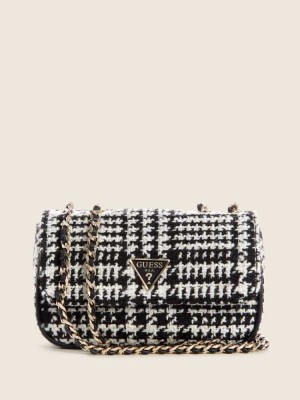 Wash Guess Cessily Tweed Mini Convertible Women's Crossbodies | 3469-OUNLY