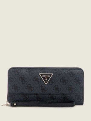 Wash Guess Cordelia Logo Large Zip-Around Women's Wallets | 4360-JUMKG